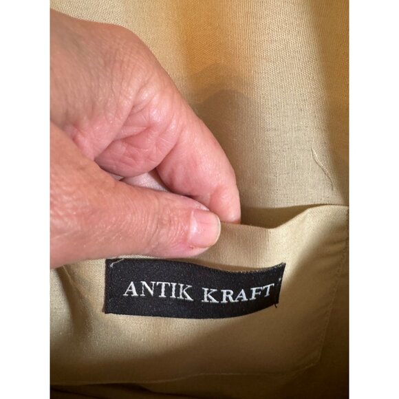 NWT Antik Kraft Boho Embroidered Fringe Crossbody Bag Coin Accents Chain Santa F - Picture 14 of 16